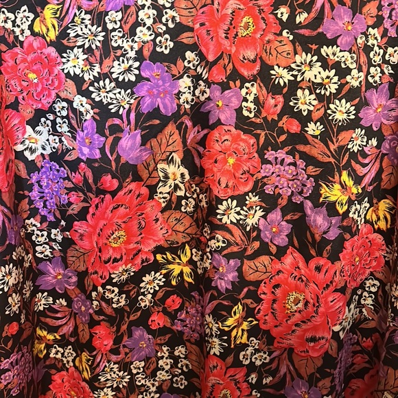 Zara High Neck Printed Blouse - Picture 3 of 8